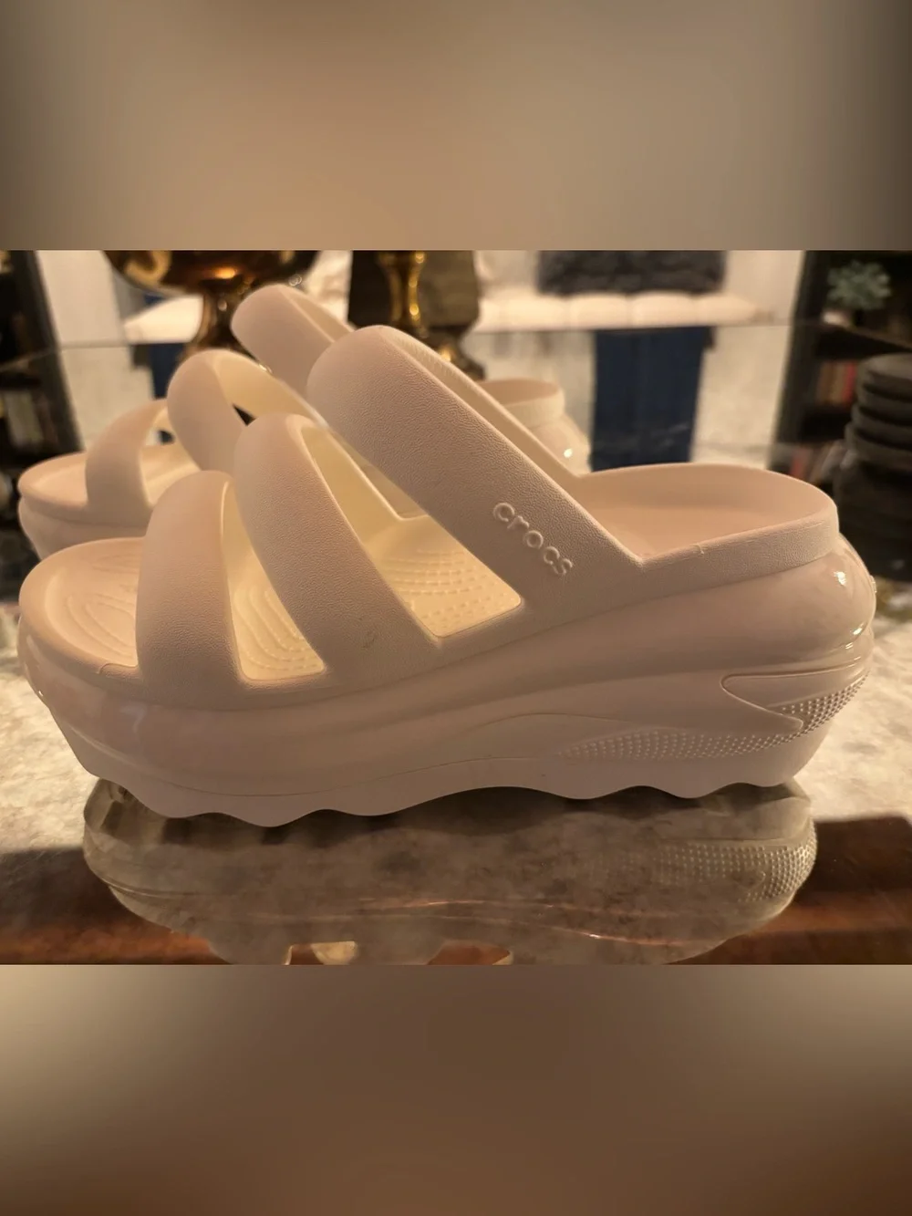 CROCS chunky platform
